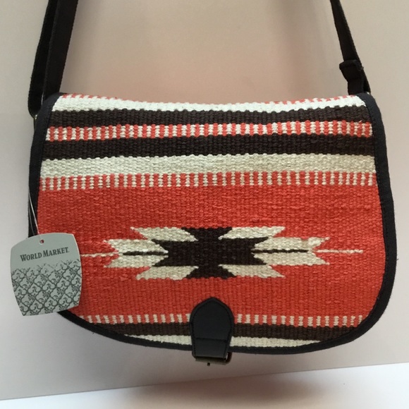 World Market Handbags - NWT World Market Cross Shoulder Bag